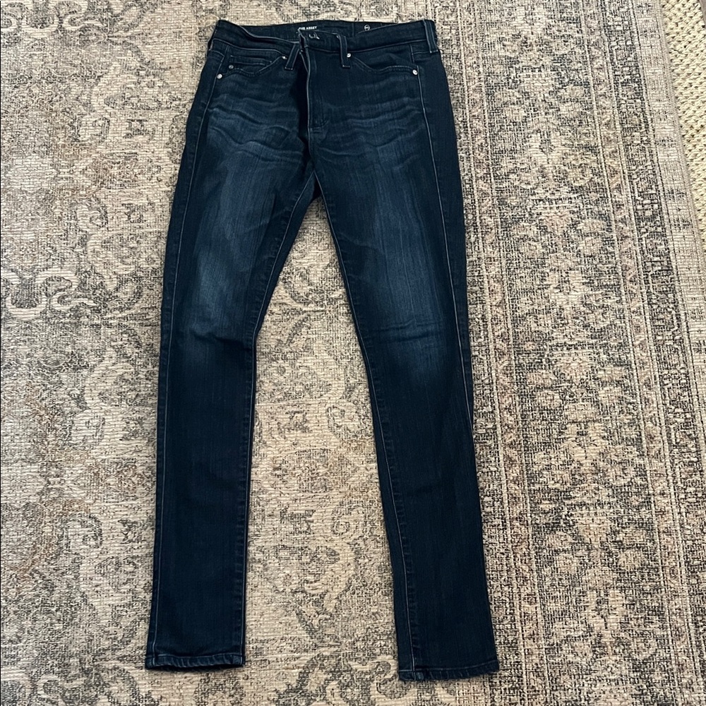 AG Womens Dark Blue Skinny Jeans